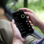 Smart home control panel displaying energy management and automation controls